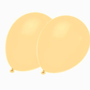 balony metaliczne kremowe 100 szt.