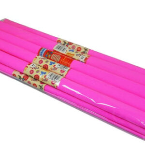 bibuła 10 szt. różowa 200 × 50 cm