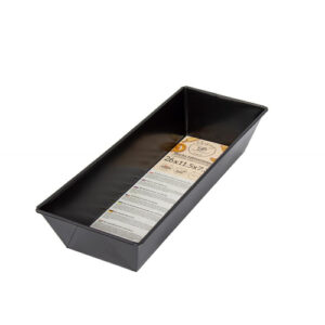 blacha keksówka do pieczenia ciasta czarna 26 × 11,5 cm