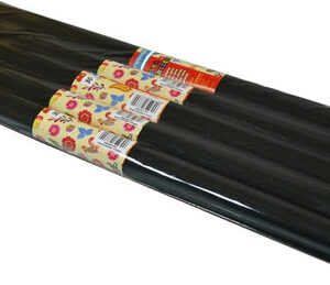 bibuła 10 szt. czarna 200 × 50 cm