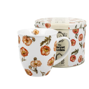 kubek w metalowej puszce wild poppies 400 ml