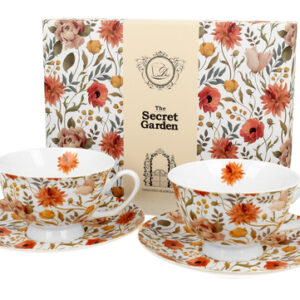 filiżanki royal ze spodkami komplet 2 szt. – summer flowers