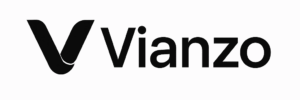 logo vianzo w czerni i bieli