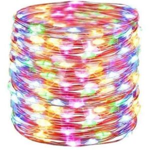 lampki na druciku 100 led – multicolor