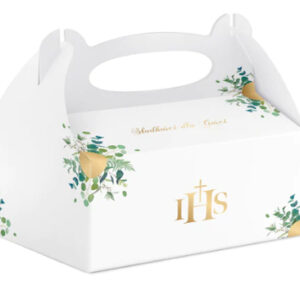 pudełka na ciasto ihs eukaliptus 10 szt.