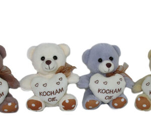 miś pluszowy z sercem 17 cm „kocham cię”