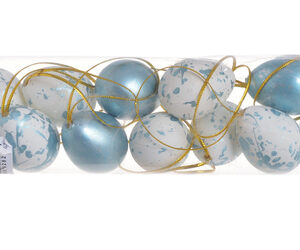 pisanki w tubie niebieskie 12 szt.