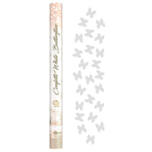 konfetti biaŁe motylki 60cm