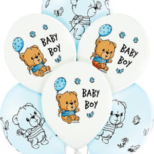 balony dla chłopca 30cm 6szt.