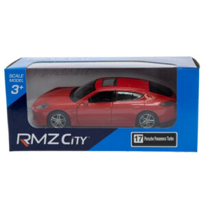 auto metalowe rmz porsche panamera turbo red
